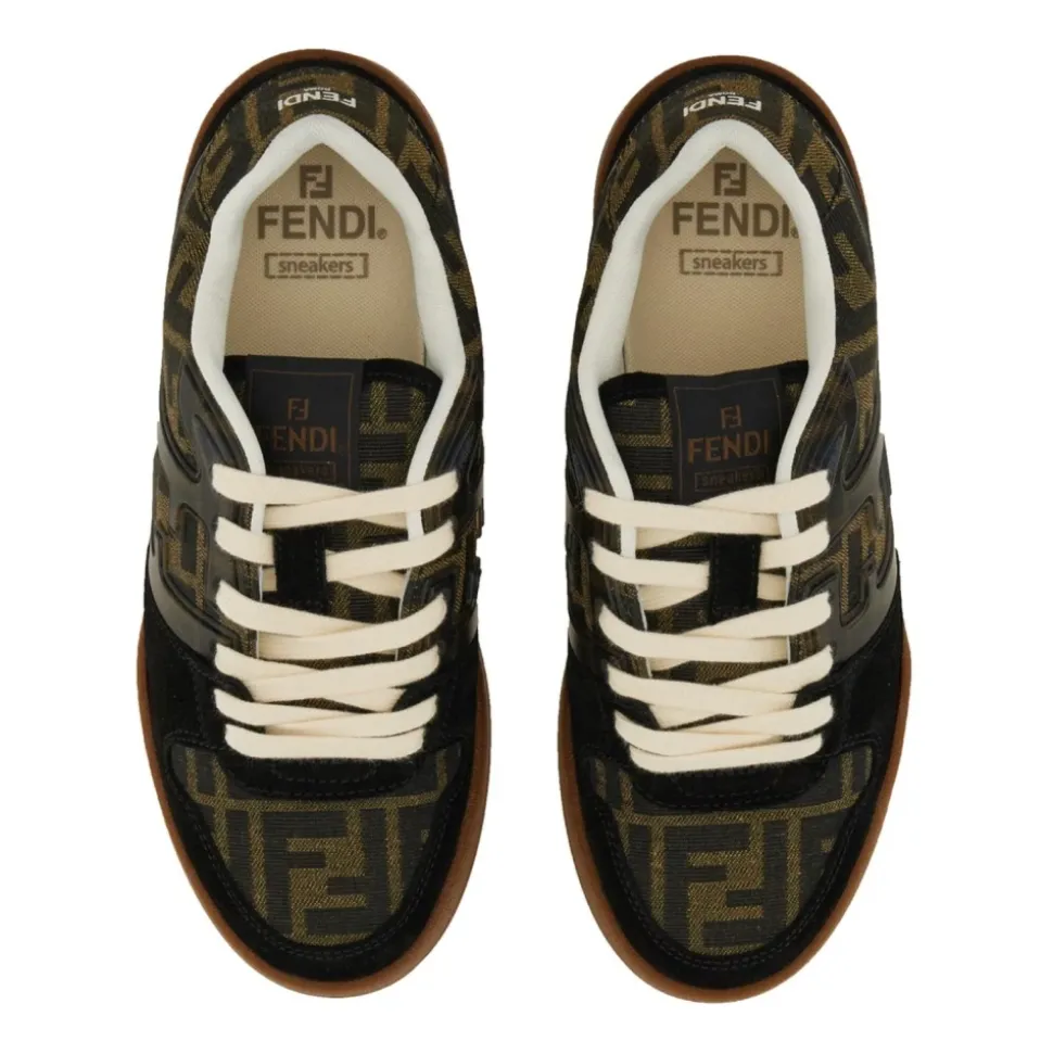 FF Monogram Low-Top Sneakers
