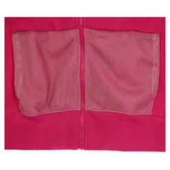 Fireberry/Blanco Sudadera con Capucha Cremallera Deportiva Air Top