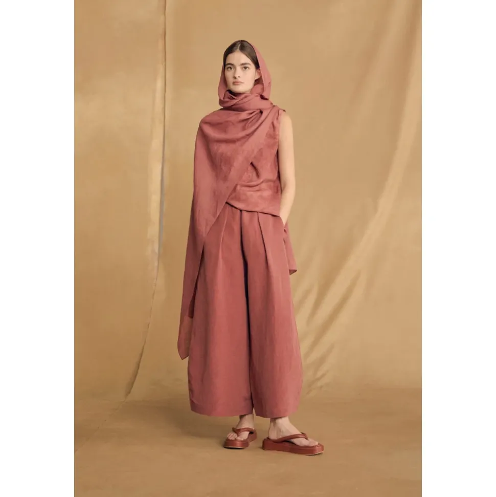 Foulard con Capucha Fresa