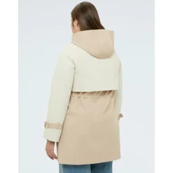 Gabardina con Capucha Bicolor