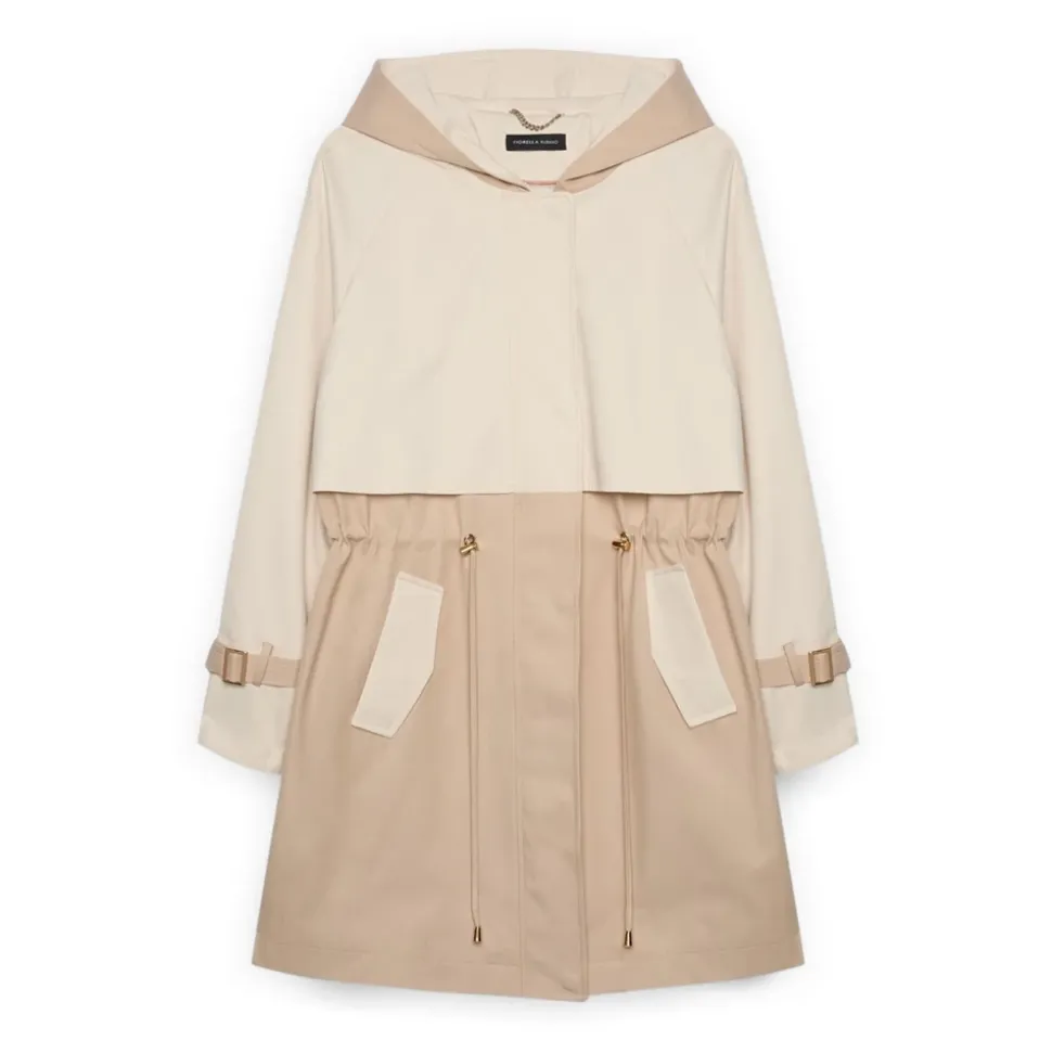 Gabardina con Capucha Bicolor
