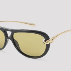 Gafas de Sol Aviador Negras Accesorios Elegantes