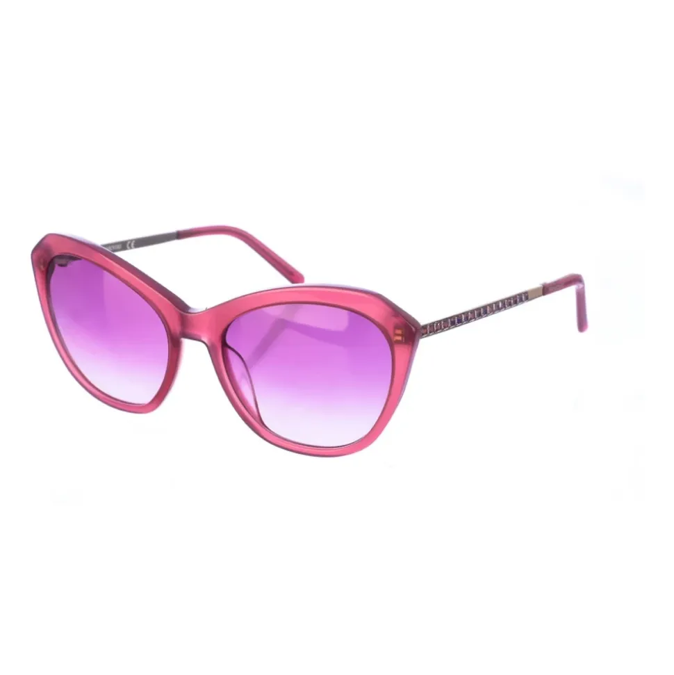 Gafas de Sol Ovaladas con Lentes Degradadas Violetas