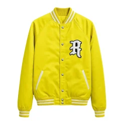 Giacca Bomber con Logo Frontale