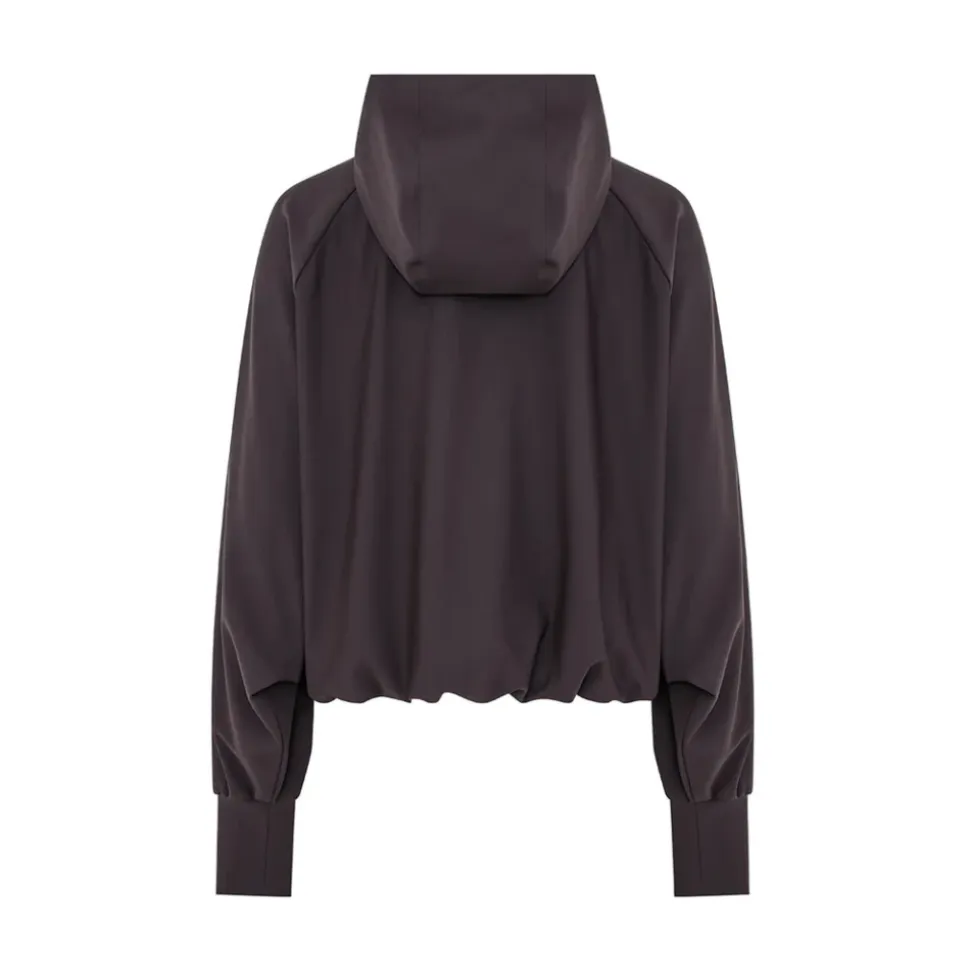 Giacca manica raglan con rete