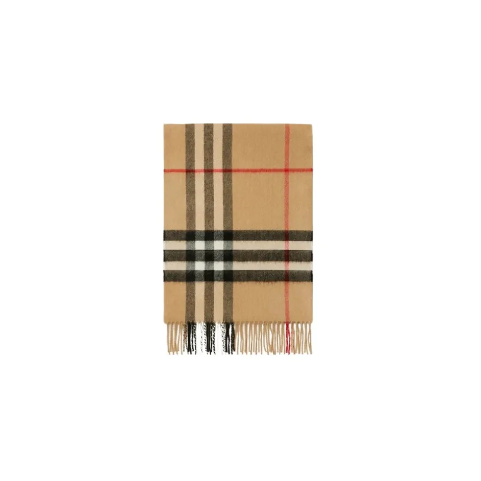 Giant Check Cashmere Scarf