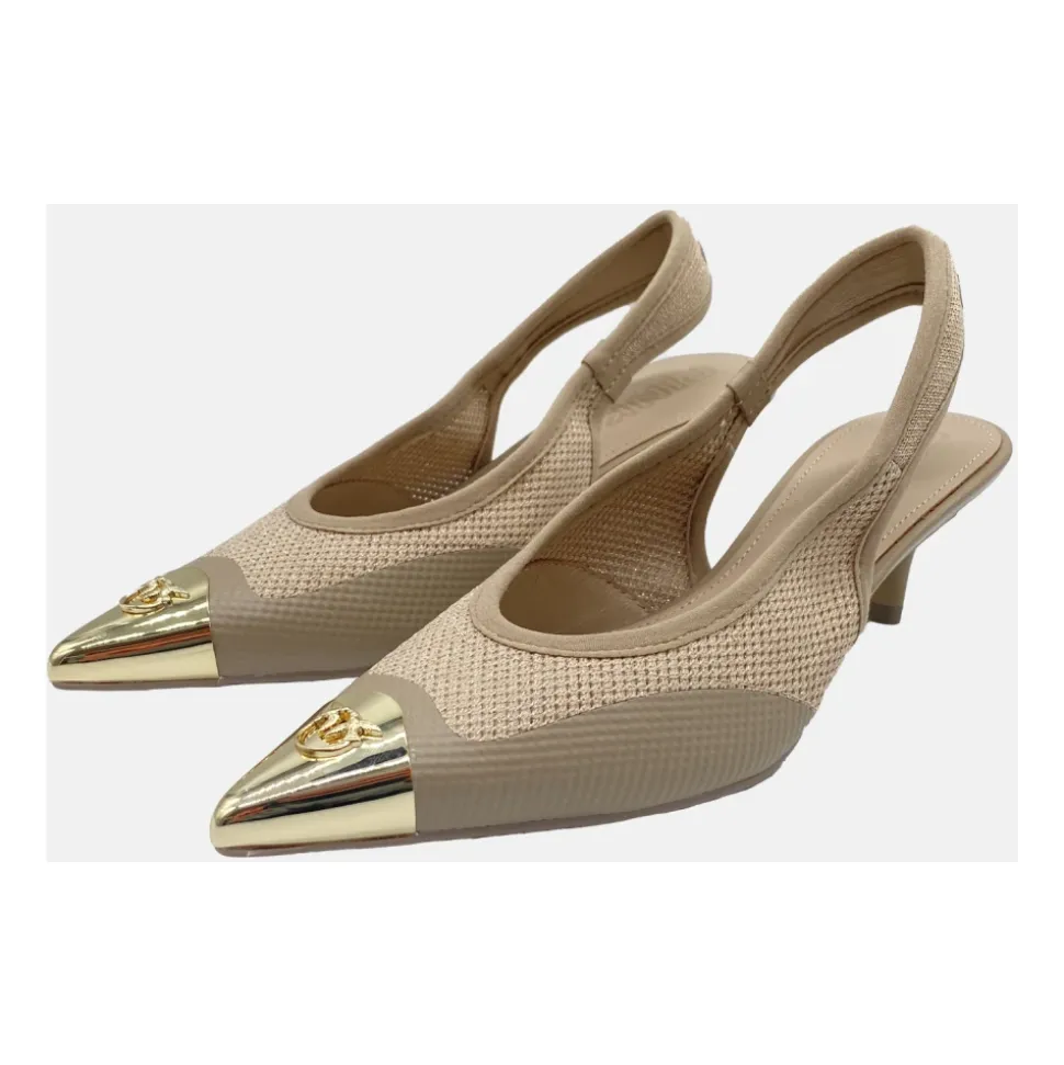 Gloria 03 Zapatos de Salón Destalonados de Punto Lúrex con Tacón