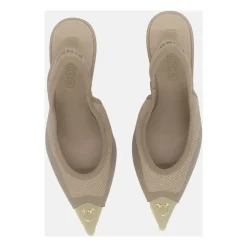 Gloria 03 Zapatos de Salón Destalonados de Punto Lúrex con Tacón