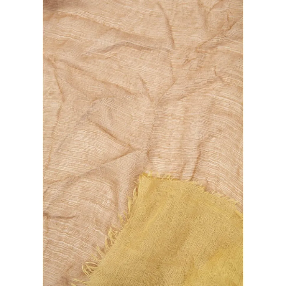 Glow, foulard bicolor nude y miel-