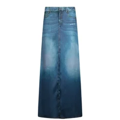 Gonna Lunga Digital Prints Skirt