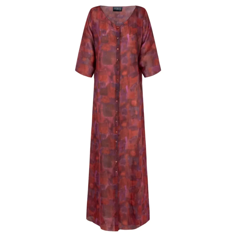 Janis, vestido en ramio indira print-