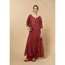 Janis, vestido en ramio indira print-