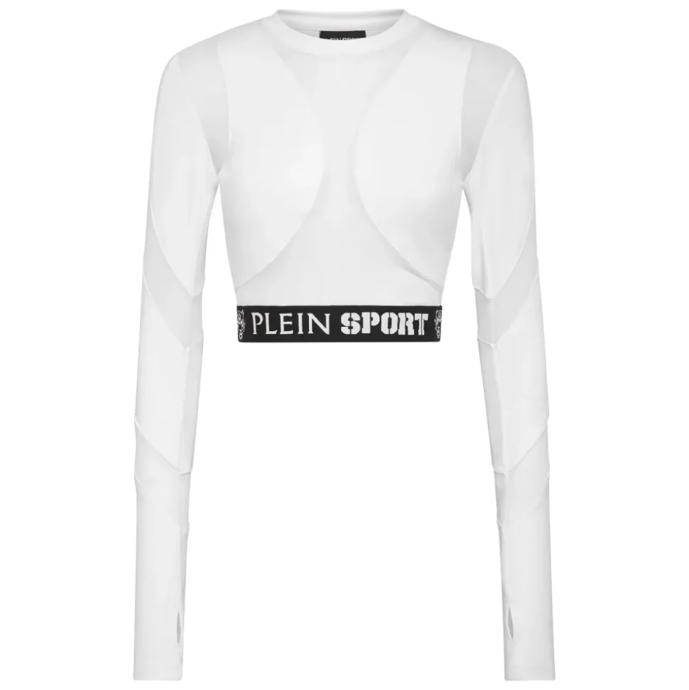 Jogging Cropped Top LS Multicut