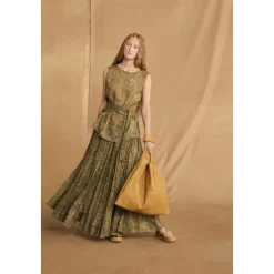 Lil, falda de ramio trap print-