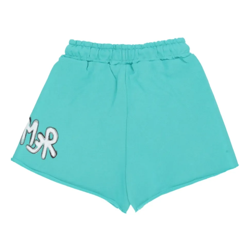 Logo Mint Shorts Elástico Cordón Algodón
