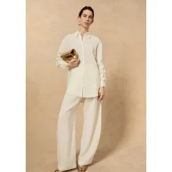 Marlo, camisa en lino crudo-