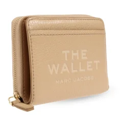 Mini cartera compacta de cuero