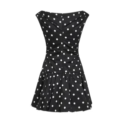 Minivestido de algodón con lunares
