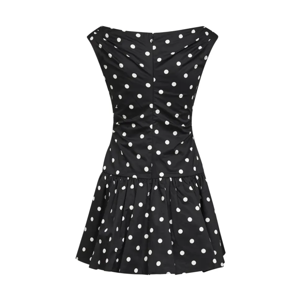 Minivestido de algodón con lunares