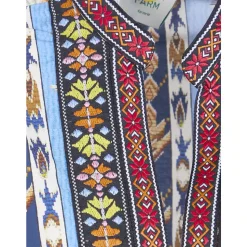 Mini vestido tapiz bordado
