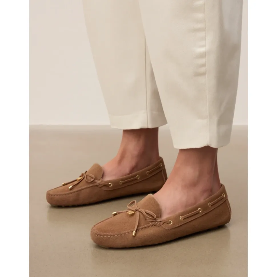 Mocasines color albaricoque