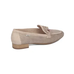 Mocasines de Ante Perforados con Hebilla