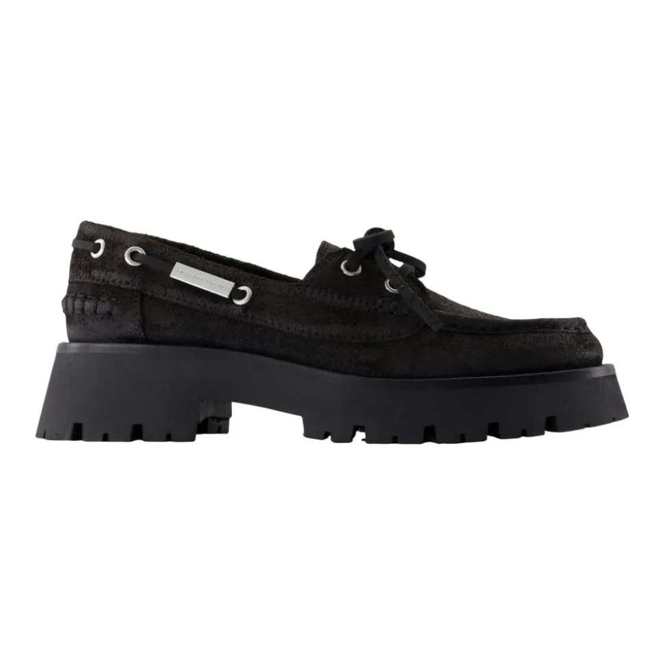 Mocasines de cuero chocolate