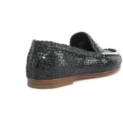 Mocasín Azul Tejido