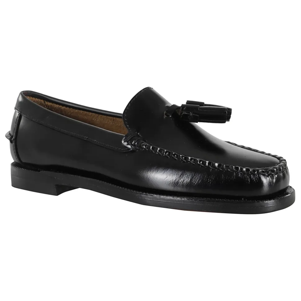 Mocasín Classic Will negro con Borla