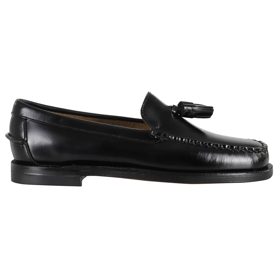 Mocasín Classic Will negro con Borla