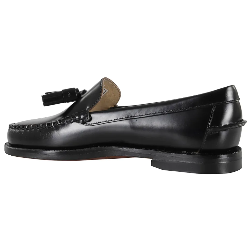 Mocasín Classic Will negro con Borla