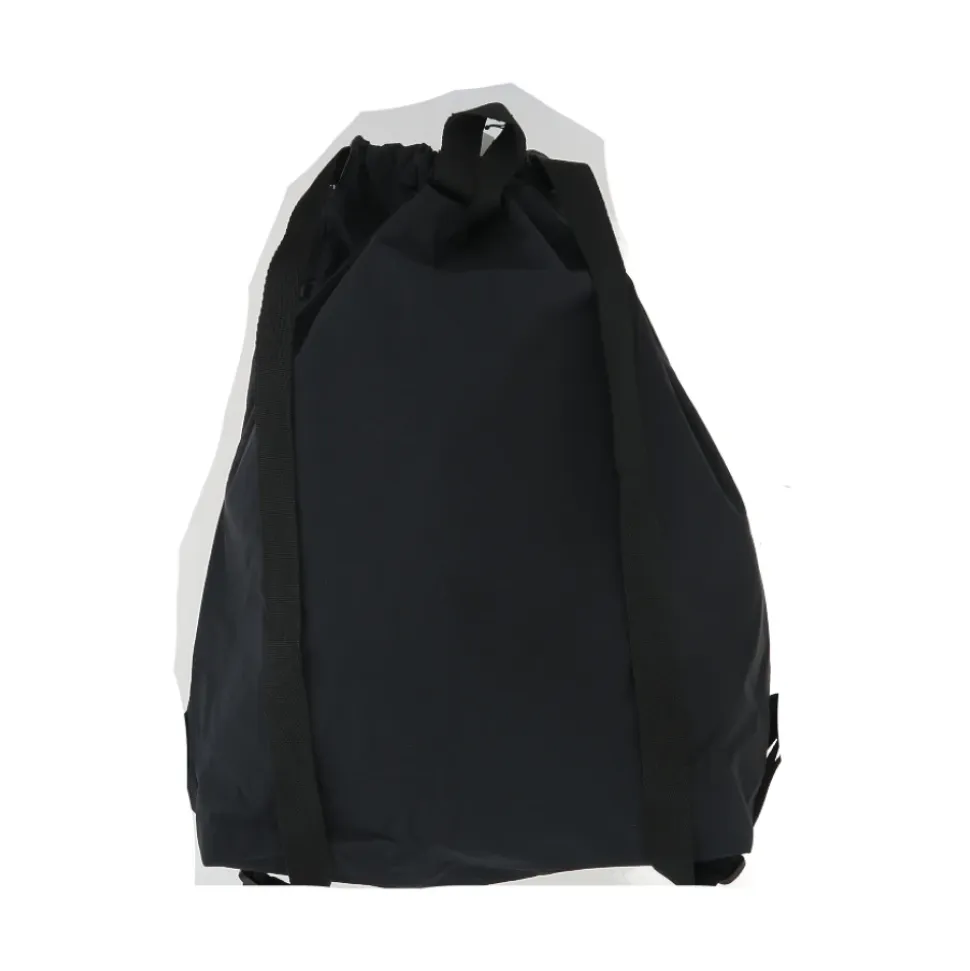 Mochila con cordón de nailon con logo