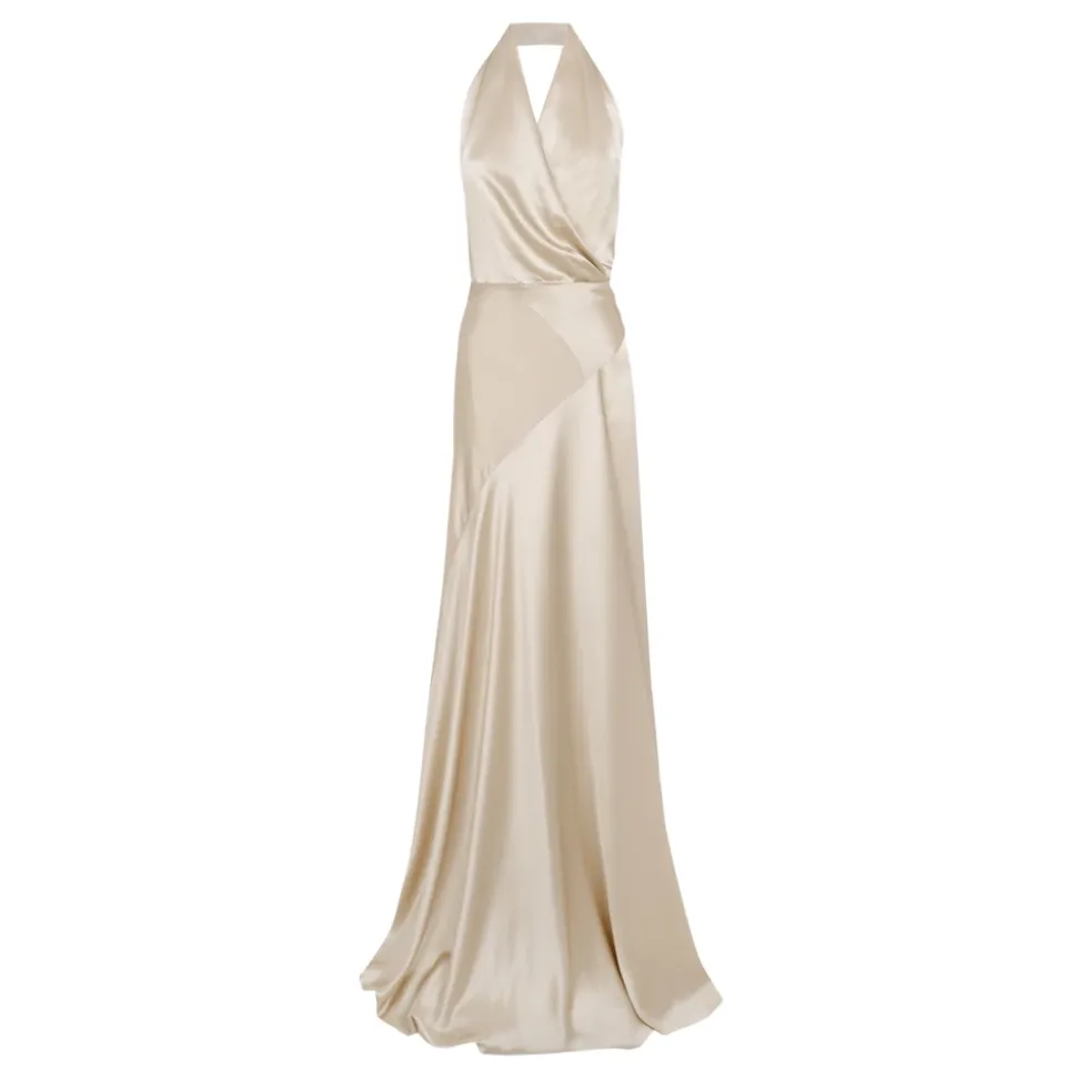 Nailah, vestido champagne-