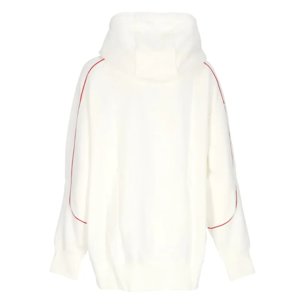 Oversize Swoosh Hoodie Rojo