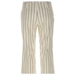 Pantalones Acampanados a Rayas Diplomáticas
