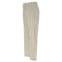 Pantalones Acampanados a Rayas Diplomáticas