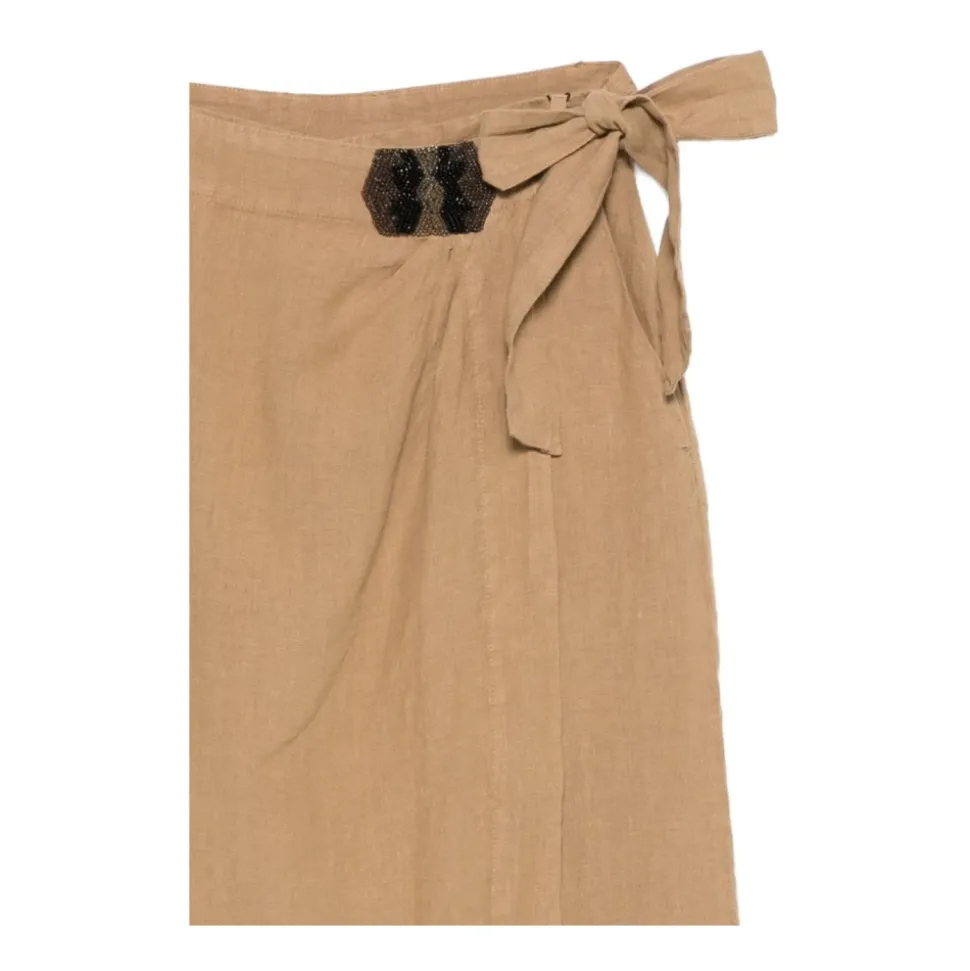 Pantalones con Lazos y Cuentas