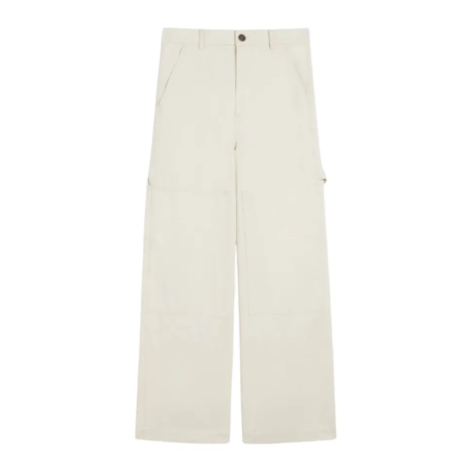 Pantalones de algodón de corte relajado Caronte