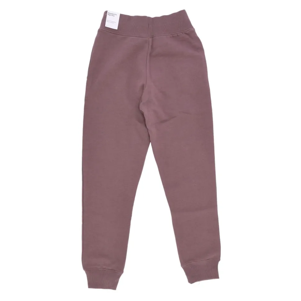Pantalones de chándal de felpa de talle alto
