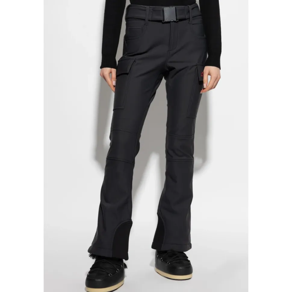 Pantalones de esquí cargo de talle medio