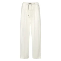 Pantalones de gasa con mezcla de lino