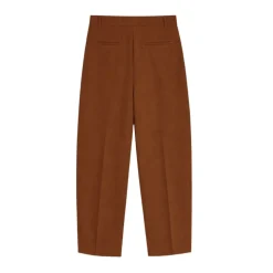 Pantalones de Lino con Pliegues