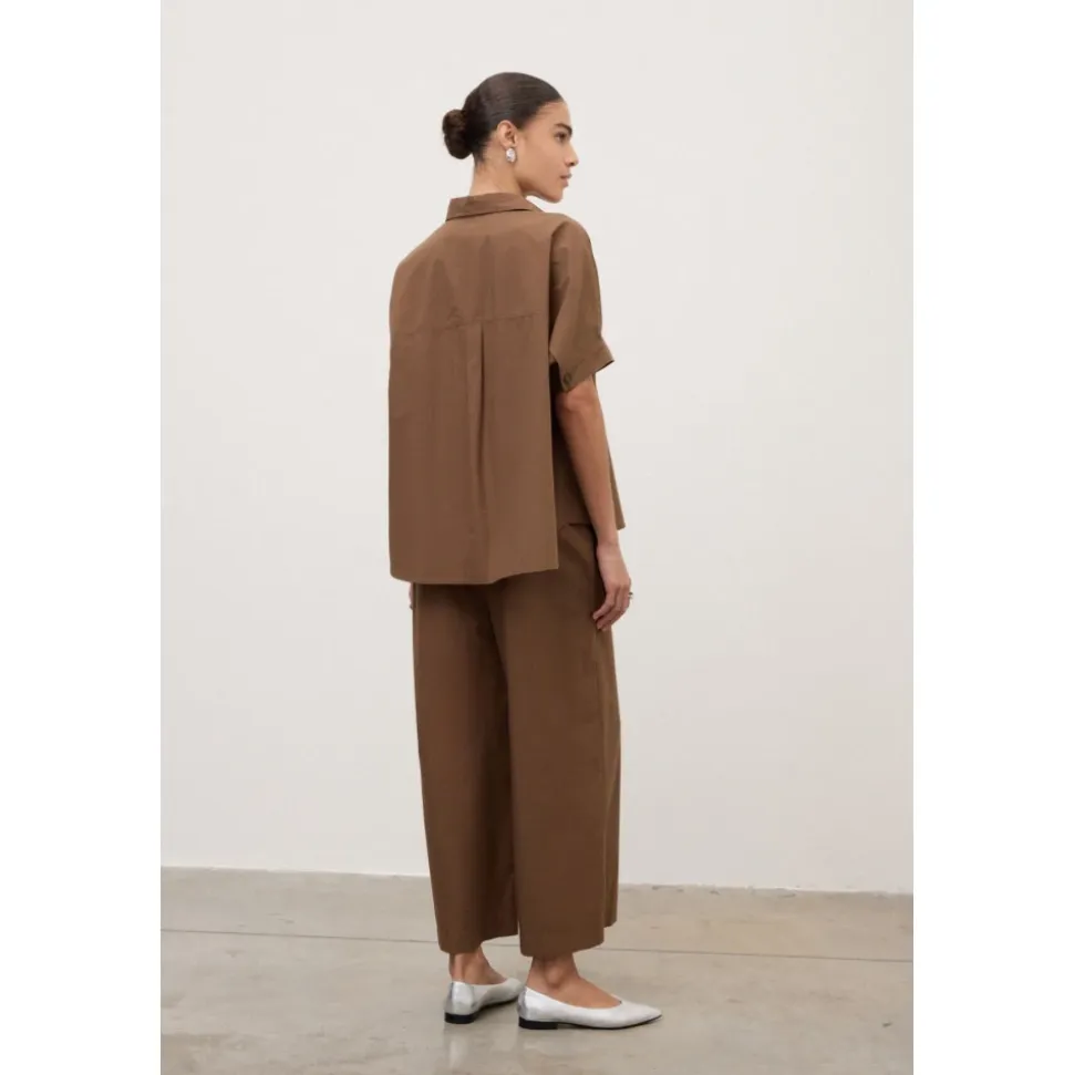 Pantalones de Popelina de Algodón