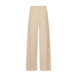 Pantalones de punto acanalado