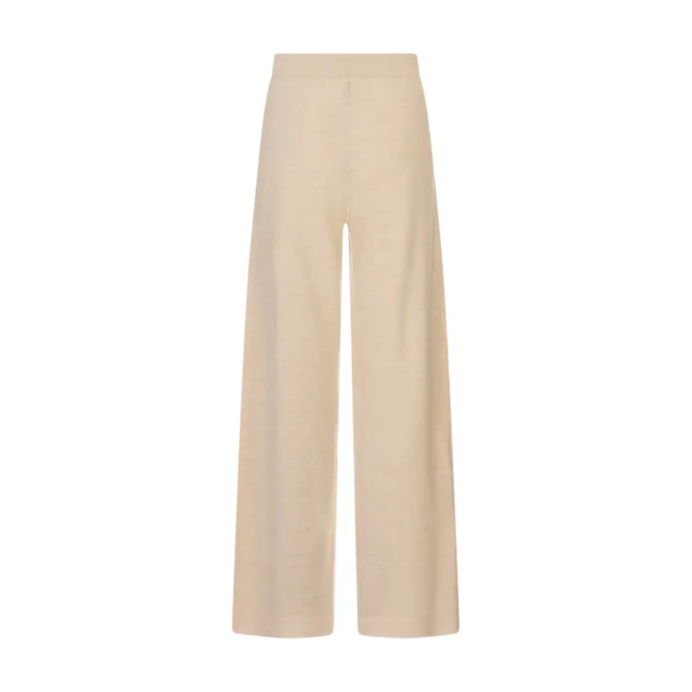 Pantalones de punto acanalado