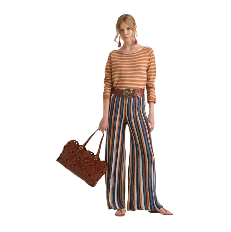Pantalones de Rayas Flexage