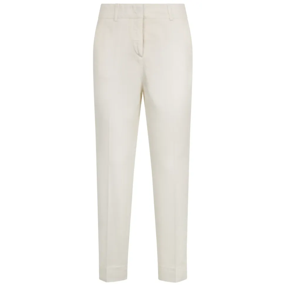 Pantalones de Satén de Algodón Elástico