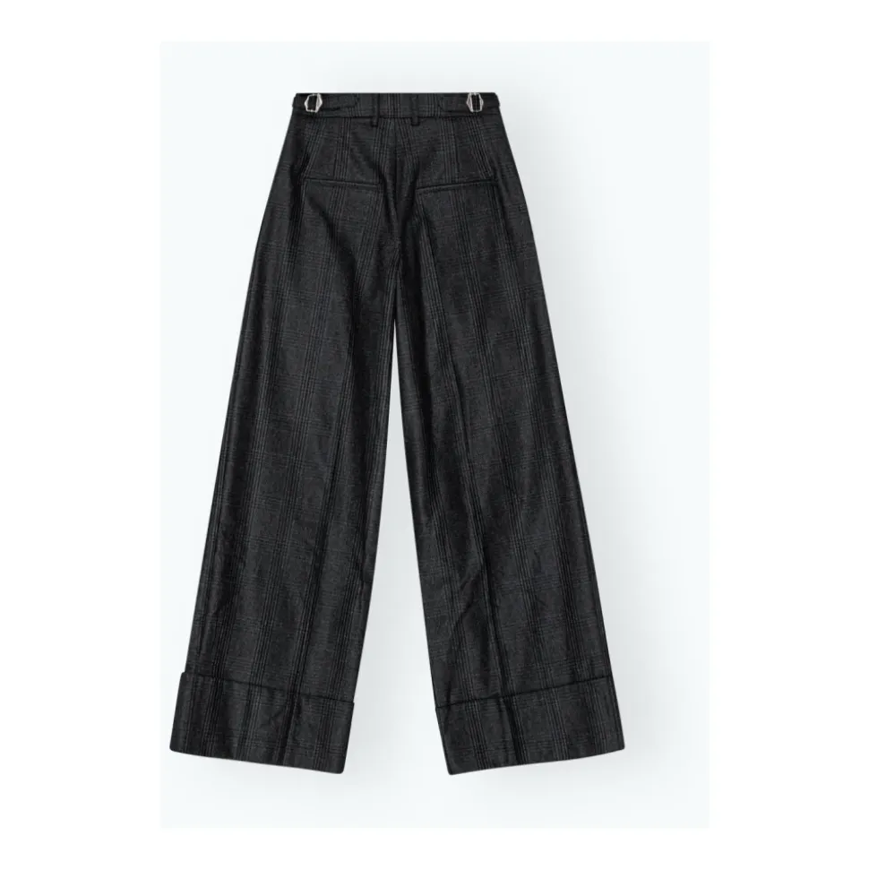 Pantalones de traje anchos a medida