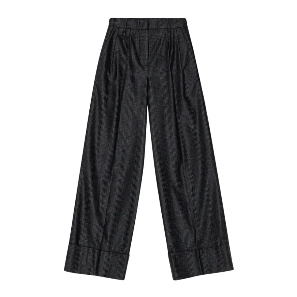 Pantalones de traje anchos a medida