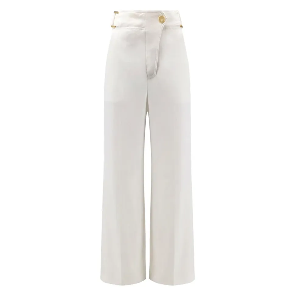 Pantalones Diarios de Lino y Viscosa
